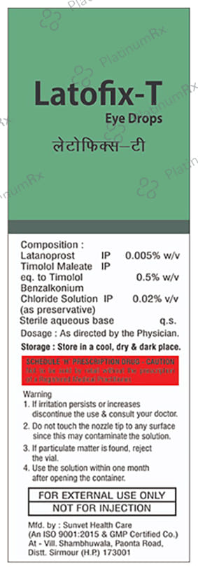 Latofix-T Eye Drop 2.5ml
