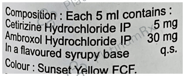 Alocet XL 30/5mg Syrup 60ml