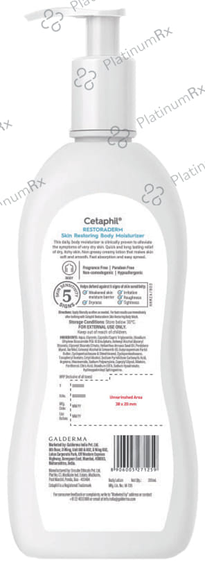 Cetaphil Restoraderm Skin Restoring Body Moisturizer 295ml