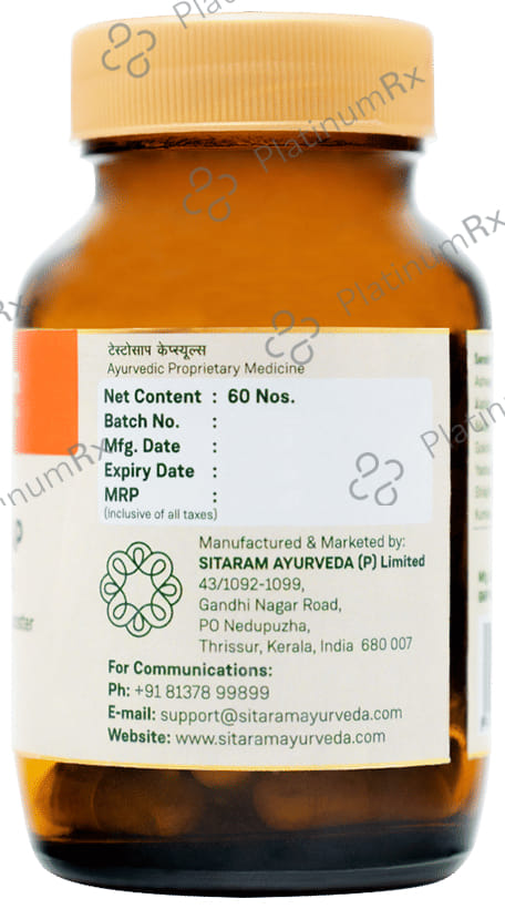 Sitaram Ayurveda Testosap Capsule