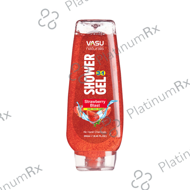 Vasu 3in1 Shower Body Wash Strawberry Blast