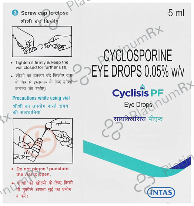 Cyclisis PF 0.5mg Eye Drop 5ml