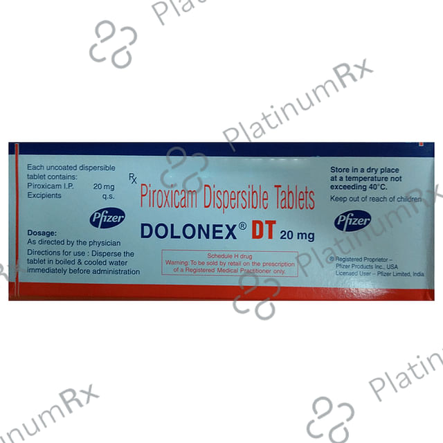 Dolonex DT 20mg Tablet 15s