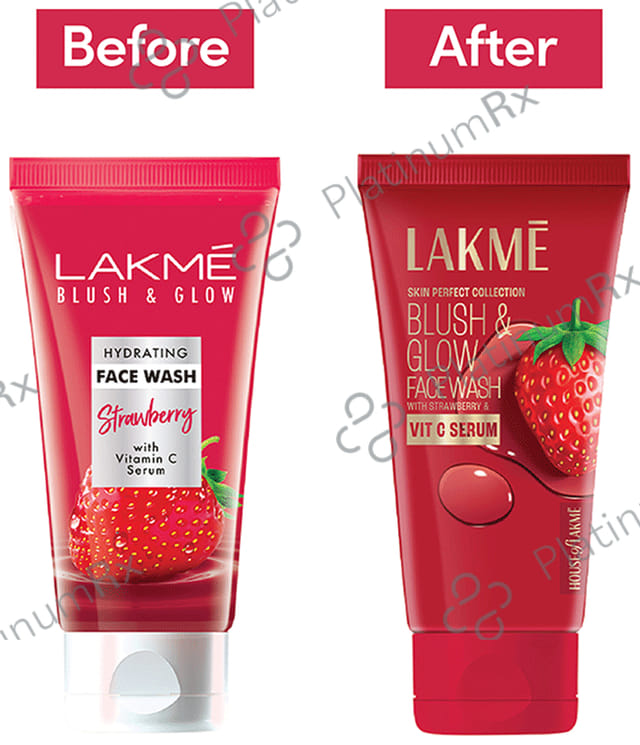 Lakme Blush & Glow Face Wash Strawberry Blast