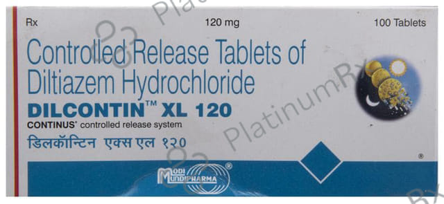 Dilcontin XL 120mg Tablet CR 10s