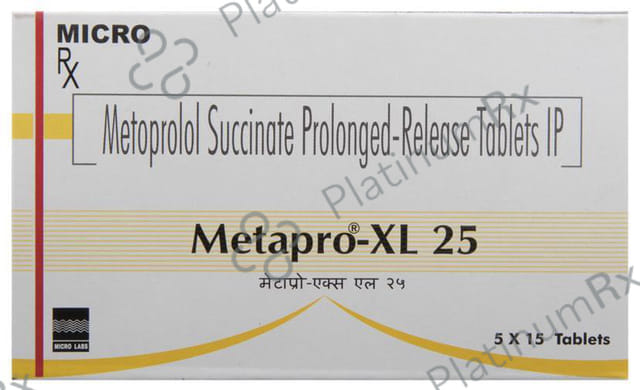 Metapro XL 25mg Tablet 15s