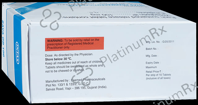 Zava OD 100mg Tablet 10s