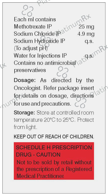 Methotex 500mg Injection 20ml