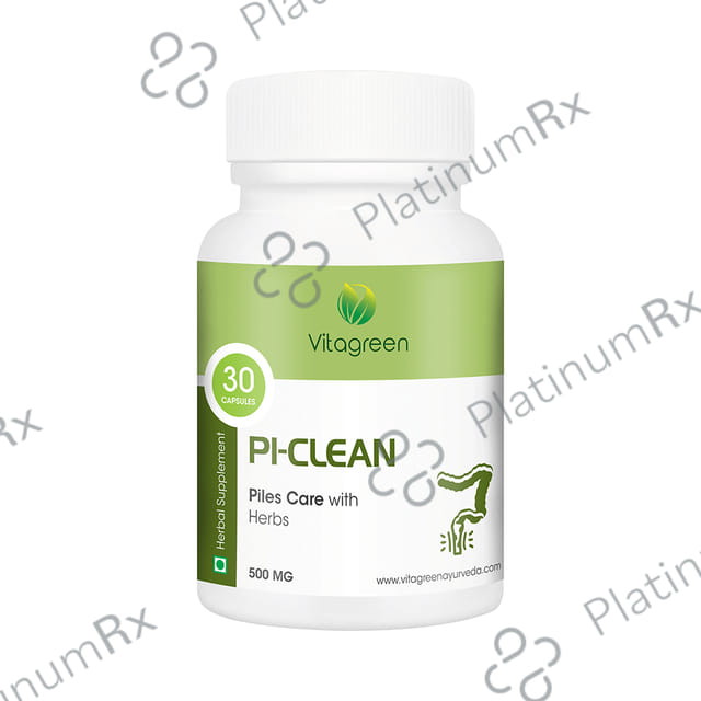 Vitagreen Pi-Clean 500mg Capsule