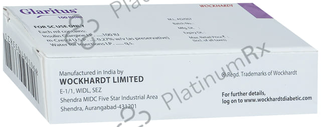 Glaritus (100 IU/ml) Cartridge 1X3ml