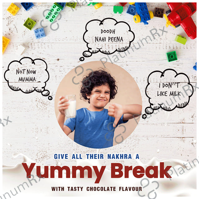 Geofit Kids Protein Powder with DHA,Vitamins & Minerals - Flavour Chocolate