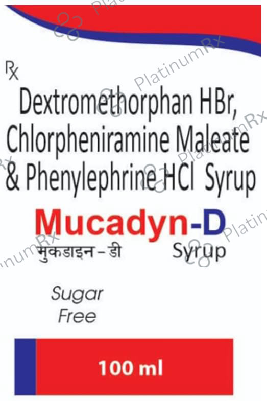 Mucadyn D 2/10/5mg Syrup 100ml