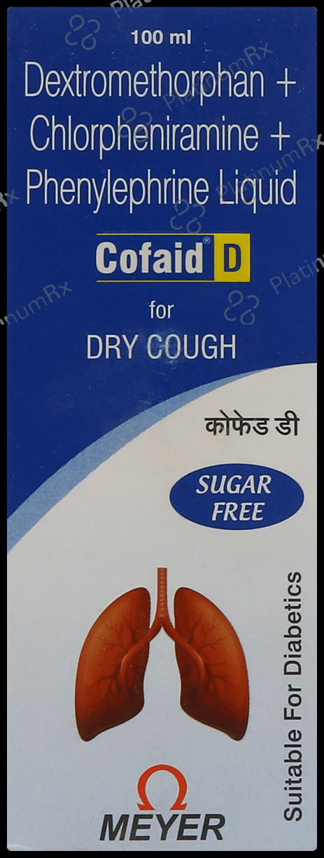 Cofaid D Syrup Sugar Free 100ml