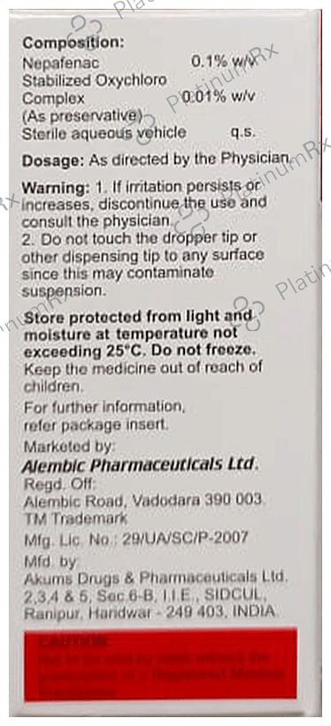 Avanep BF Ophthalmic Suspension 5ml