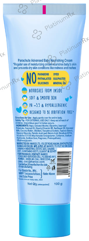 Parachute Advansed Baby Nourishing Cream