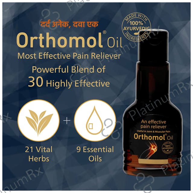 Orthomol An Effective Pain Reliever Oil (50ml Each) 1 Bottle