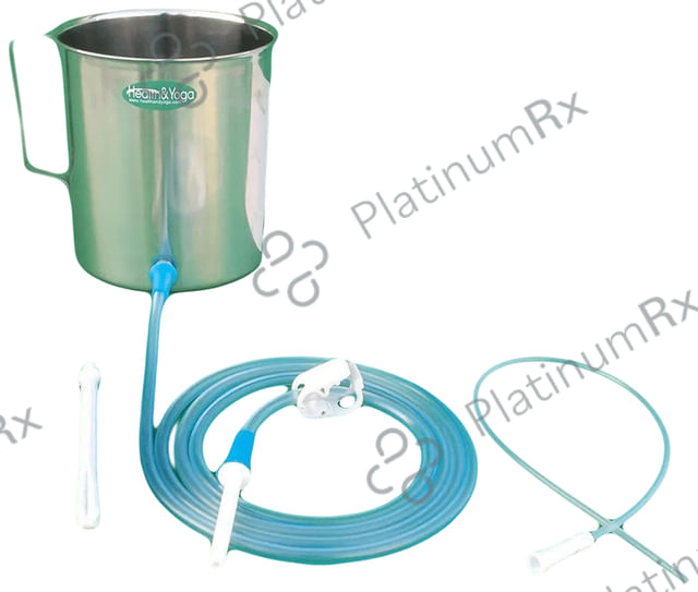 HealthAndYoga Enema Equipment + 10 Sterilized Catheter Tips