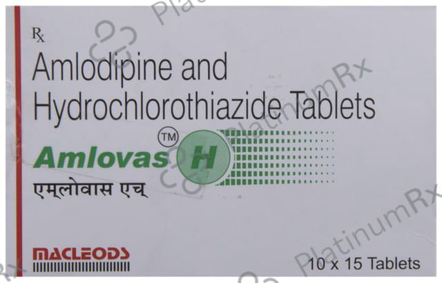 Amlovas H 5/12.5mg Tablet 15s