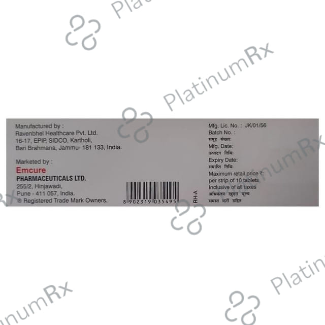 Consivas F 10/160mg Tablet