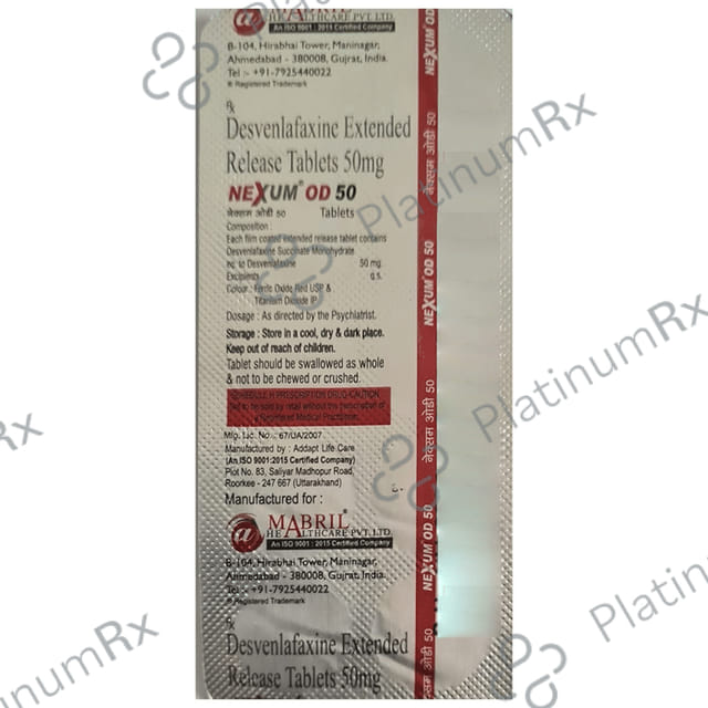 Nexum-OD 50 Tablet ER