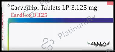 Cardilox 3.125mg Tablet 10s