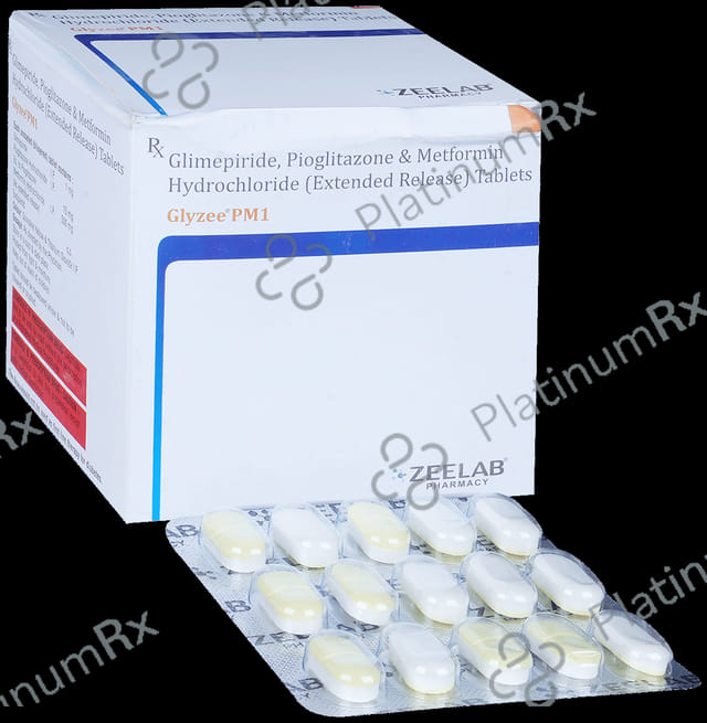 Glyzee PM1/500/15mg Tablet ER 15s