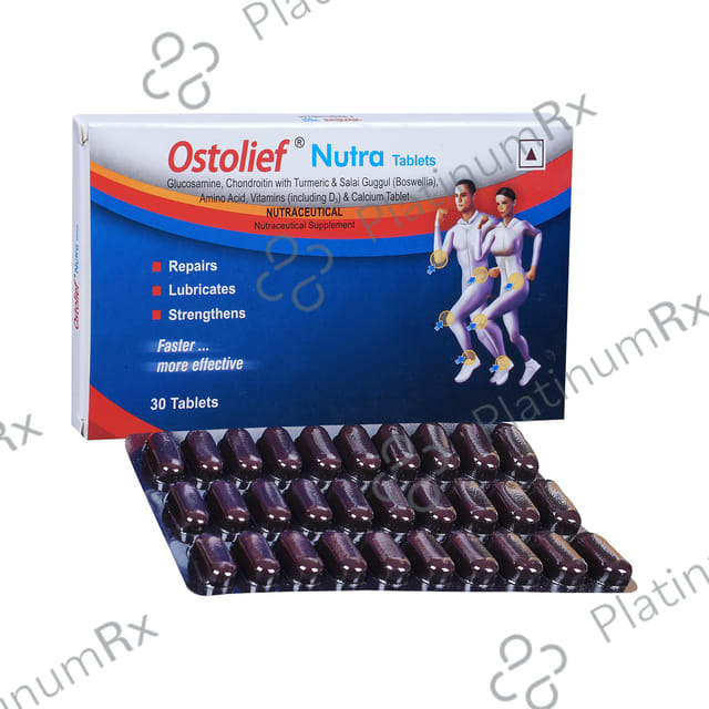 Ostolief Nutra Tablet - Repairs, Lubricates & Strengthens the Joints