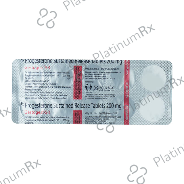 Gestogest SR 200mg Tablet 10s