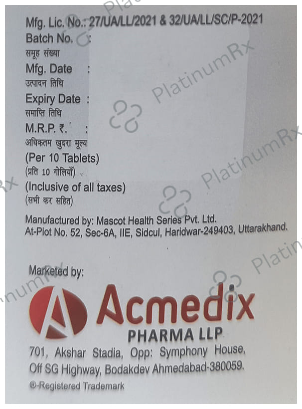 Acvilda M SR 500mg Tablet 10s