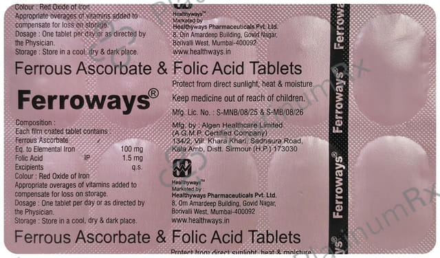 Ferroways Tablet 10s