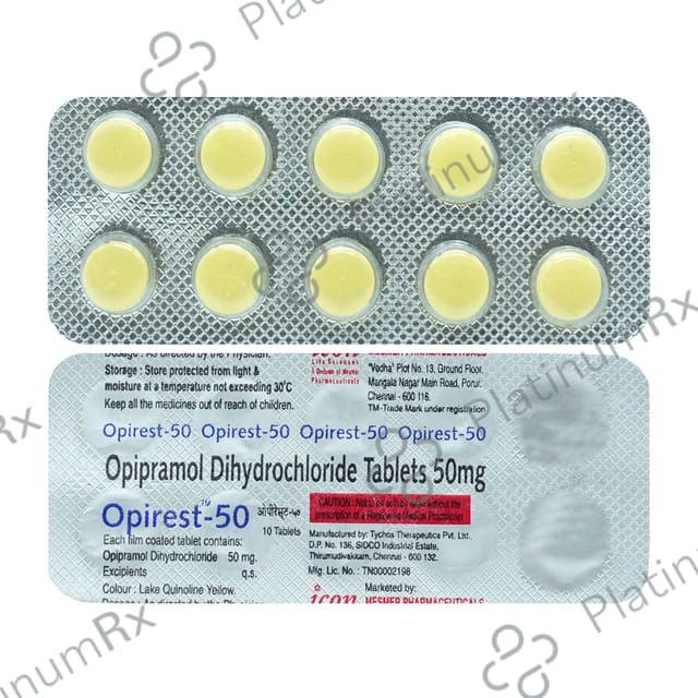 Opirest 50mg Tablet 10s