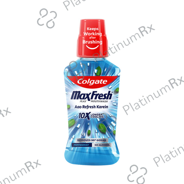 Colgate Peppermint MaxFresh Plax Antibacterial Mouth Wash 500 ml