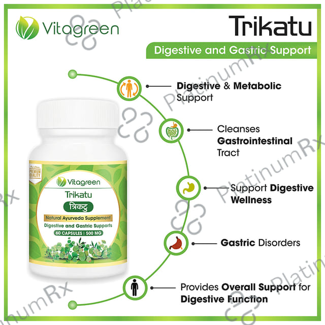 Vitagreen Trikatu 500mg Capsule
