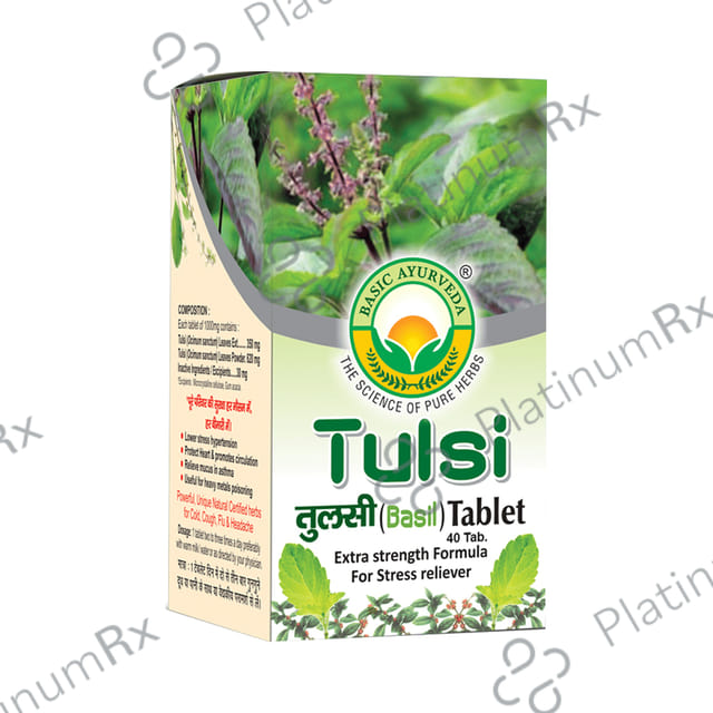 Basic Ayurveda Tulsi (Basil) Tablet