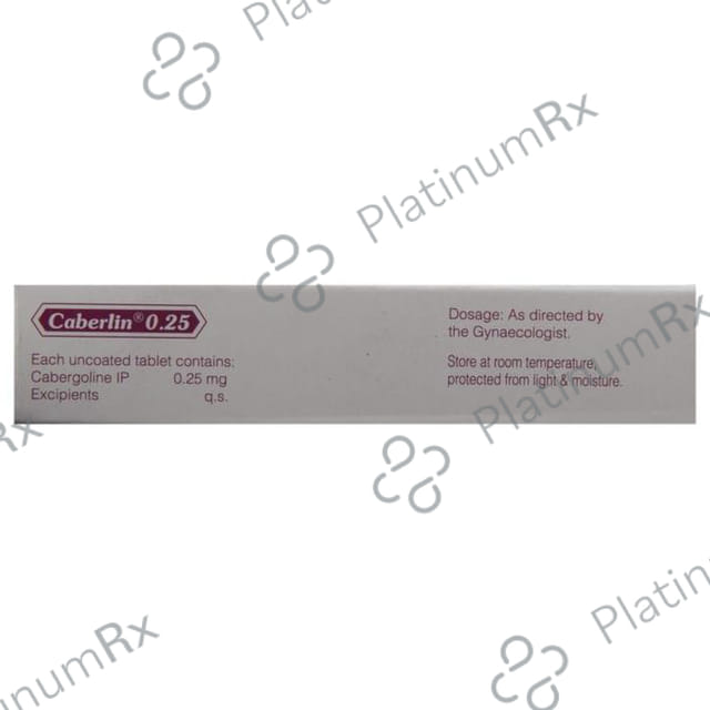 Caberlin 0.25mg Tablet 4s
