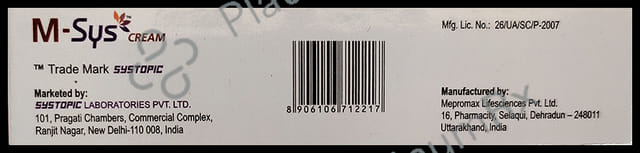 M Sys 2% Cream 10gm