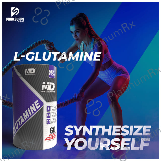 Muscle Dominator Glutamine Powder Unflavored