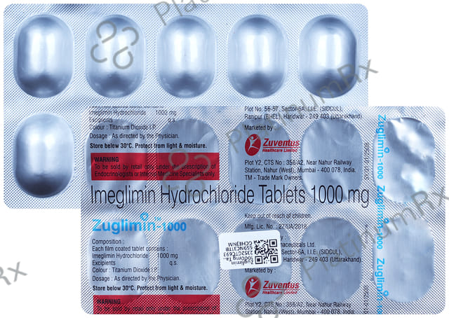 Zuglimin 1000mg Tablet