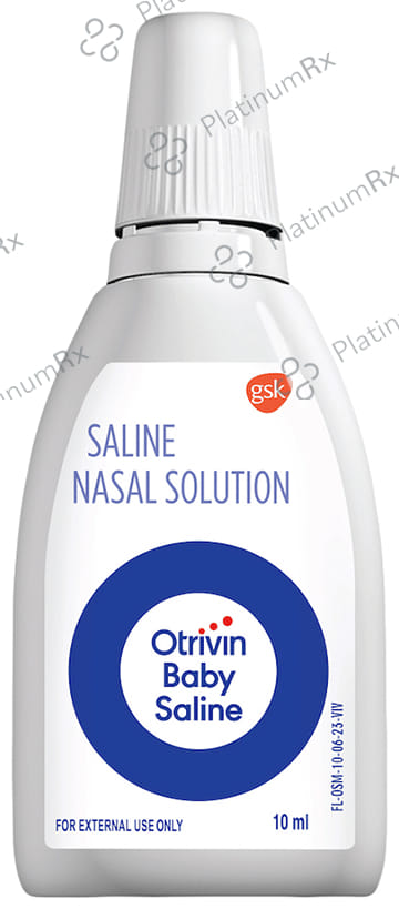 Otrivin Baby Saline Nasal Solution 10ml