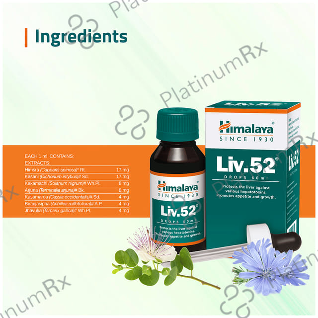 Himalaya Liv 52 Oral Drops 60ml