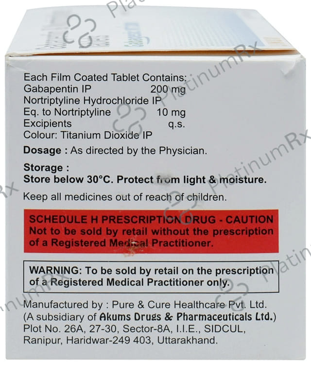 Gabagesic NT 200mg Tablet 10s