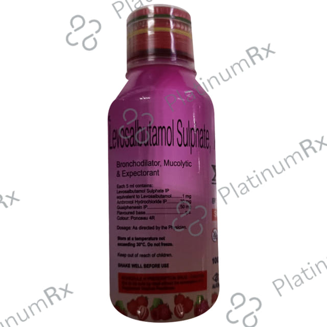 Xpect LS Strawberry Raspberry Menthol Sugar Free Expectorant 100ml