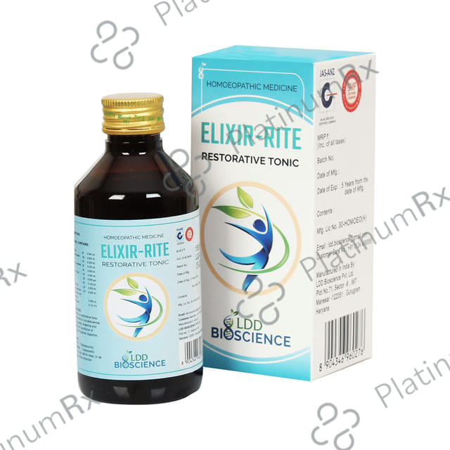 LDD Bioscience Elixir-Rite Restorative Tonic 450 ml