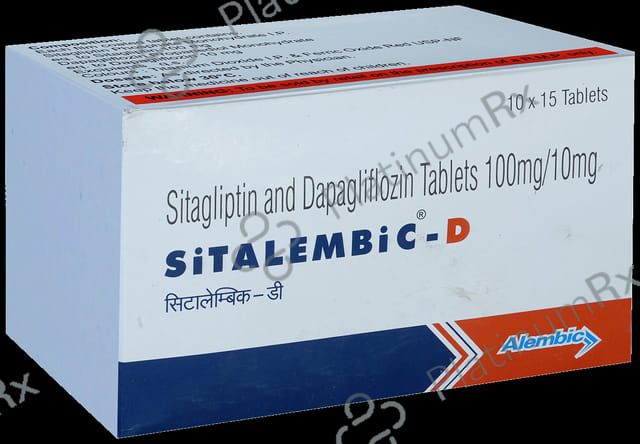 Sitalembic D 10/100mg Tablet 15s