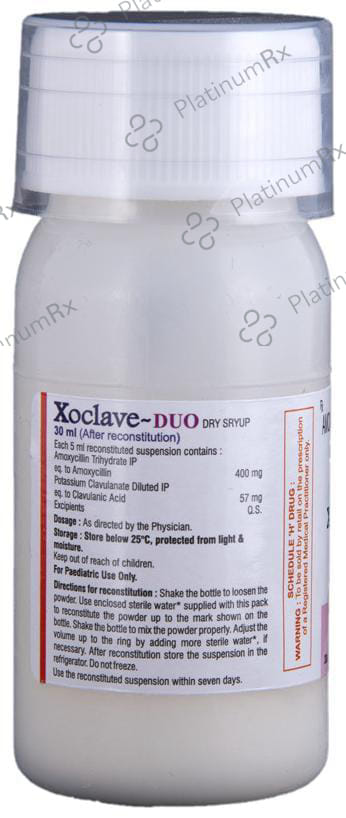 Xoclave Duo 400/57mg Dry Syrup 30ml