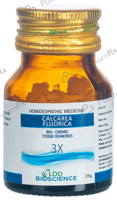 LDD Bioscience Calcarea Fluorica Biochemic Tablet 3X