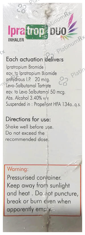 Ipratrop Duo 20/50 mcg Inhaler 200MDI