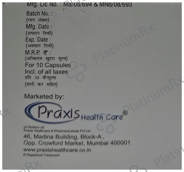 Esoprax D 30/40mg Capsule SR 10s