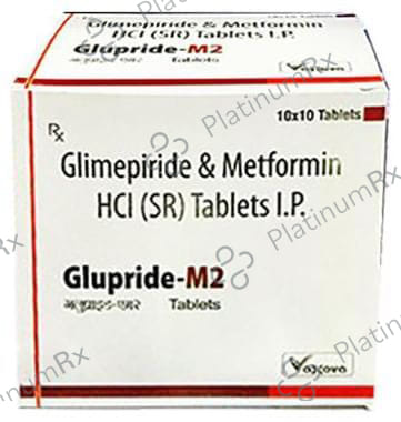Glupride M2/500mg Tablet SR 10s