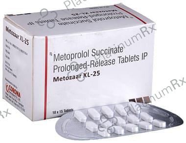 Metozaar -XL 25 Tablet 15 Tablet PR